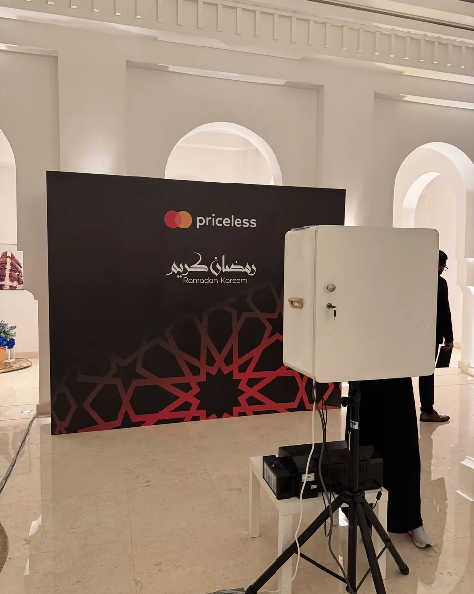 Ramadan photo booth for Mastercard Priceless